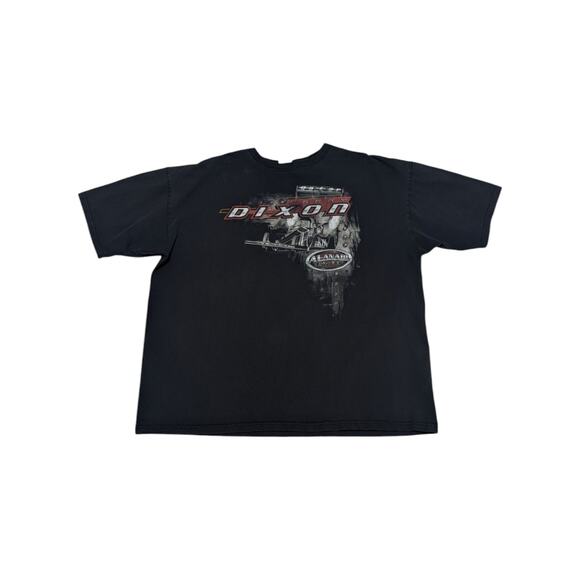 Vintage Y2K Larry Dixon Racing Tee Shirt Drag Race Dragster NHRA Al Anabi Qatar - Picture 2 of 6